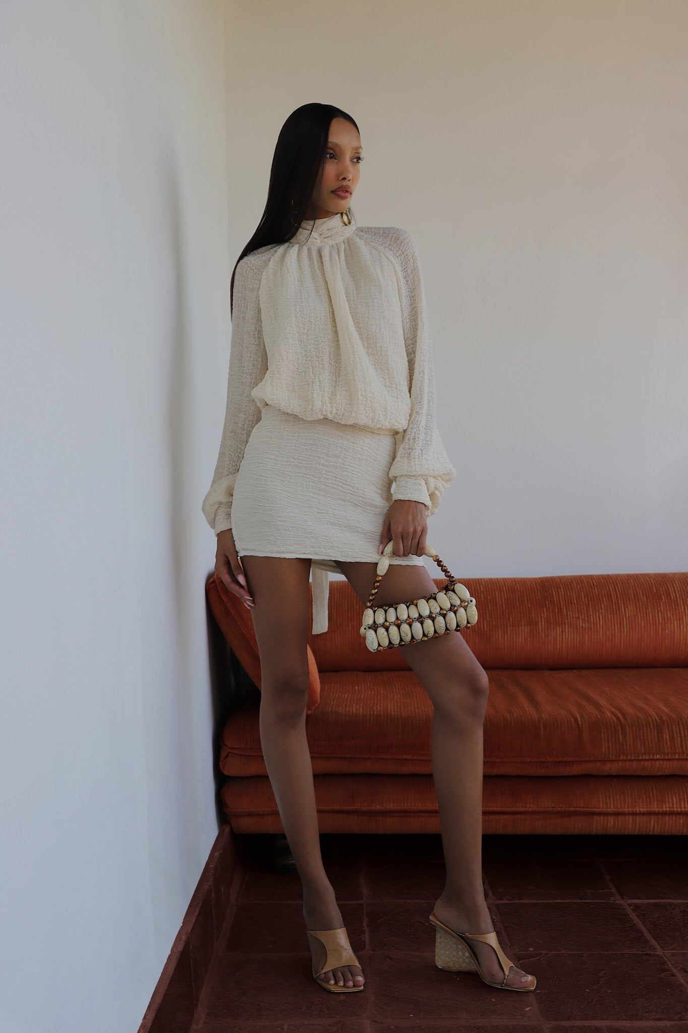 MIRA SKIRT CREAM – SAVANNAH MORROW