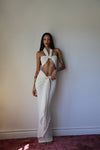 AMARA WRAP SKIRT CREAM