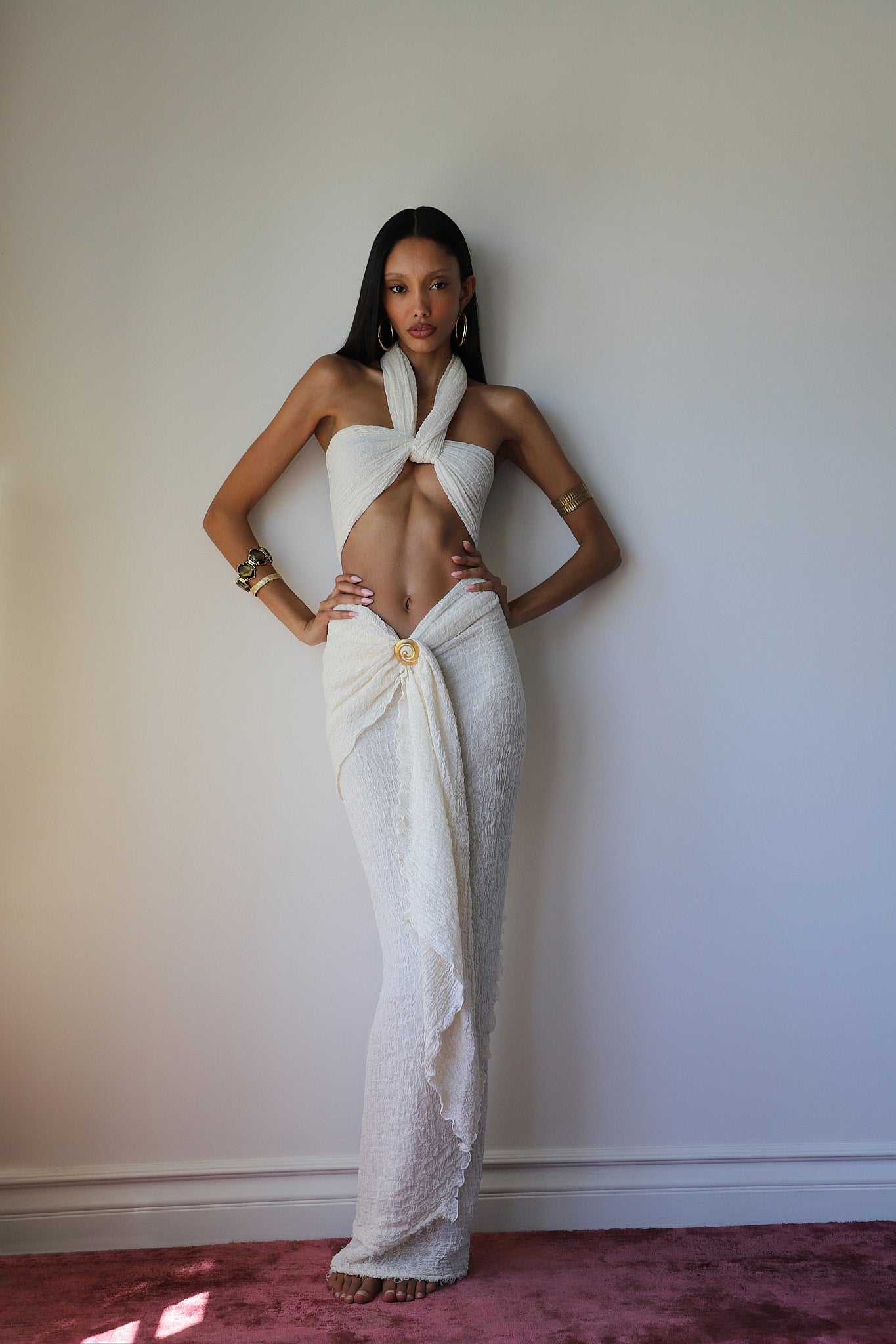 AMARA WRAP SKIRT CREAM – SAVANNAH MORROW