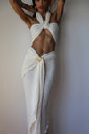AMARA WRAP SKIRT CREAM