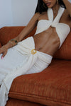 AMARA WRAP SKIRT CREAM