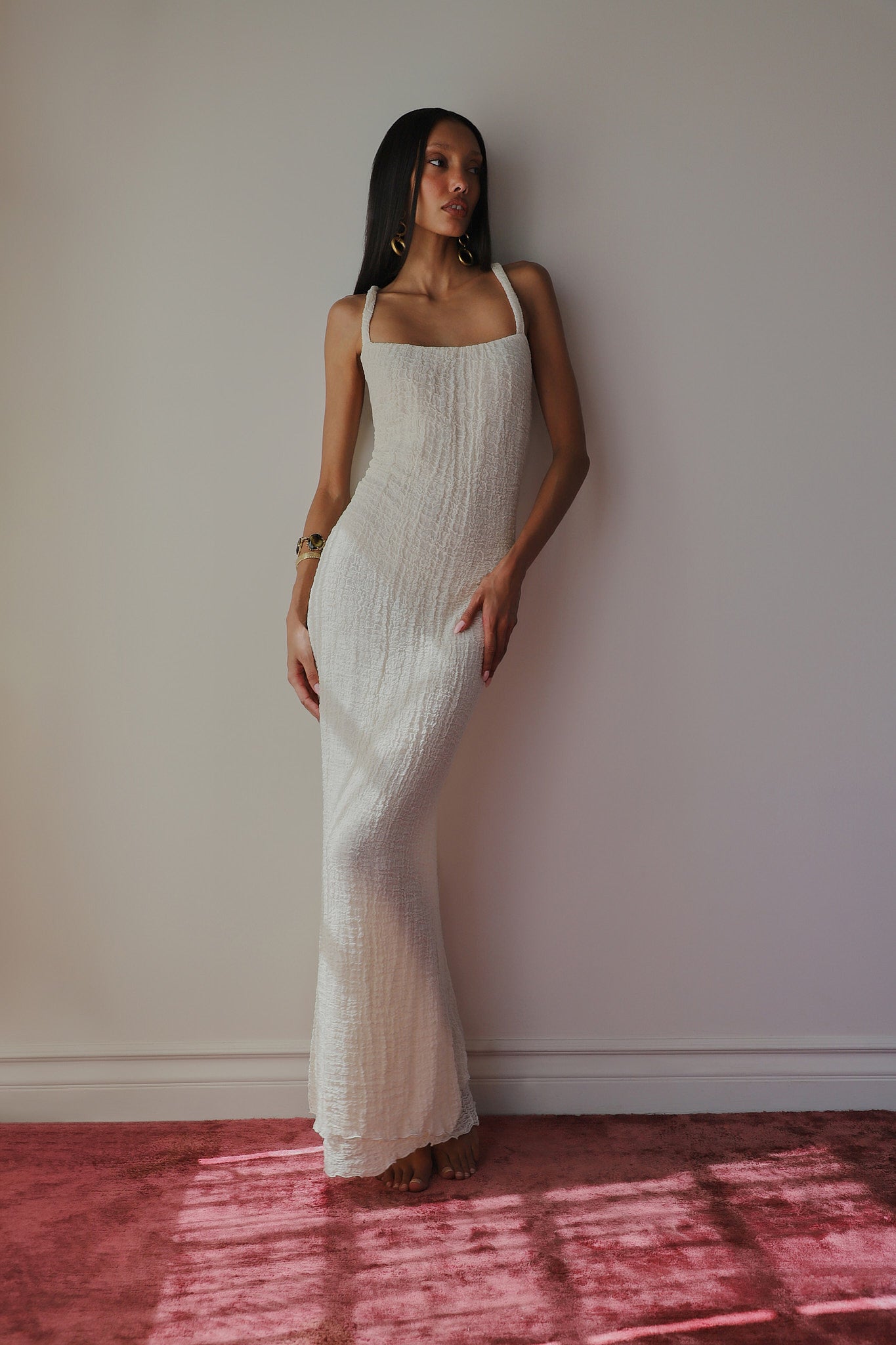 VELA DRESS CREAM – SAVANNAH MORROW