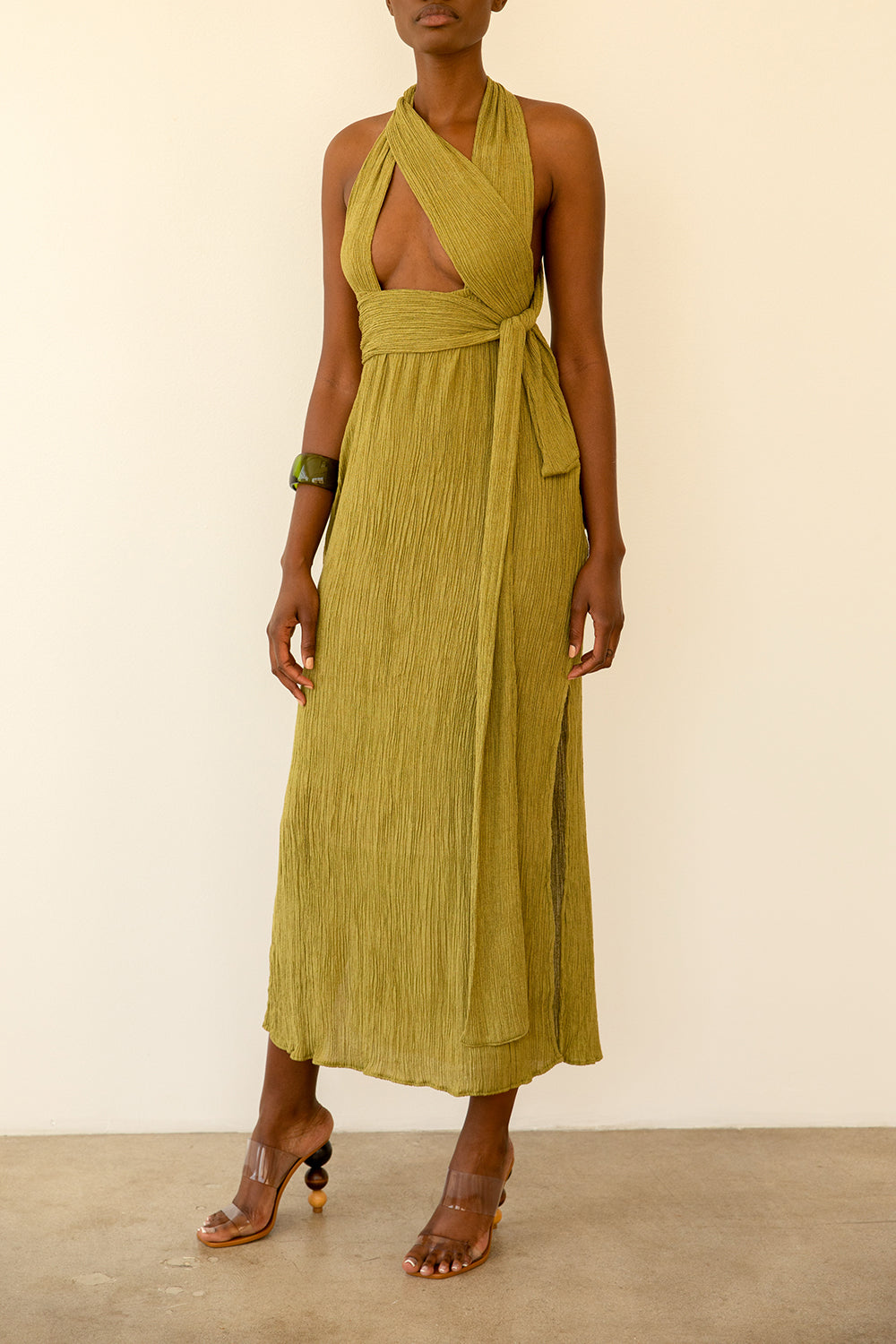VERITA DRESS — AGAVE – SAVANNAH MORROW