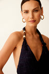 WOODIE DRESS INDIGO