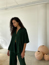 MAVEN BUTTON UP— EMERALD