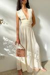 ARUNA JUMPSUIT — CREAM