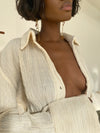 OCEAN BLOUSE— CREAM