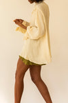 HAVANA BUTTON UP BLOUSE — CREAM