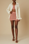 HAVANA BUTTON UP BLOUSE — CREAM