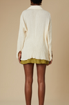 HAVANA BUTTON UP BLOUSE — CREAM