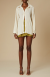 HAVANA BUTTON UP BLOUSE — CREAM