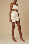 NOVIA KNIT SKIRT CREAM