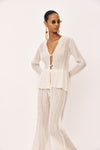 AMALFI BLOUSE IVORY